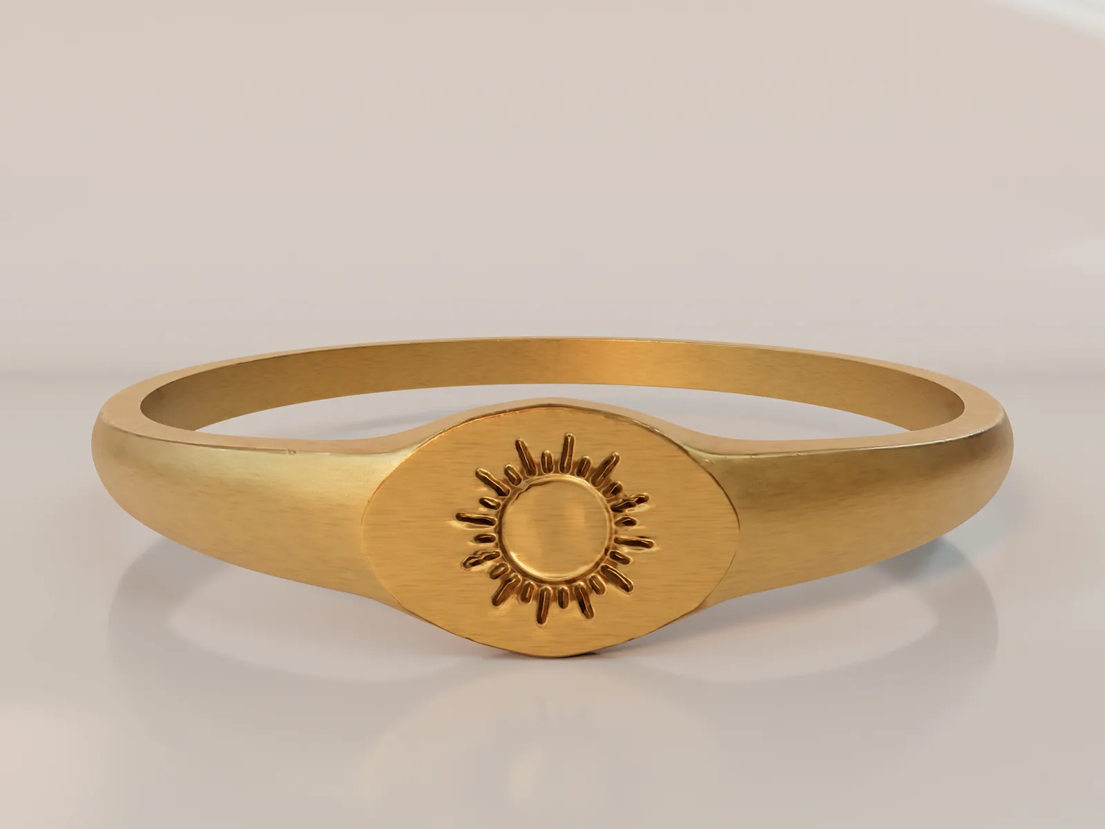 Sun Signet Ring